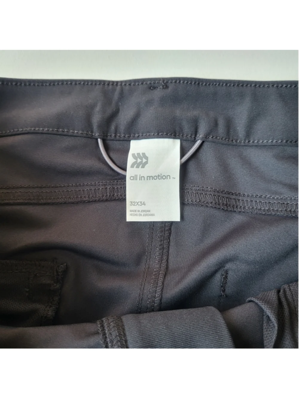 Men's All in Motion Stretchy Tapered Pants – Black – Size 32x34 – NWT